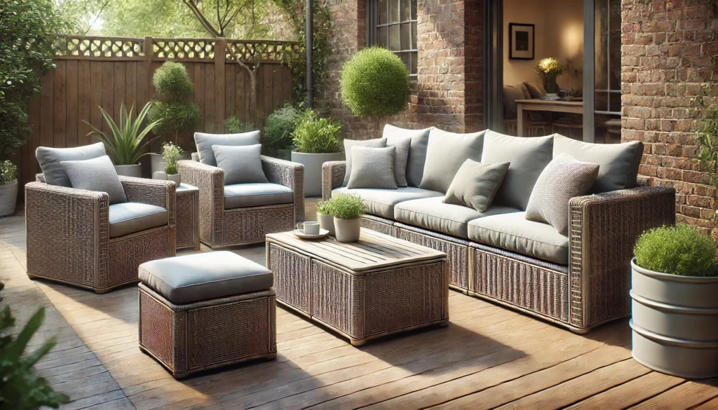 Outdoor furniture for a patio