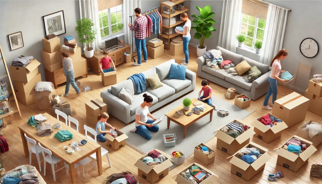 Declutter first before moving house in 2025